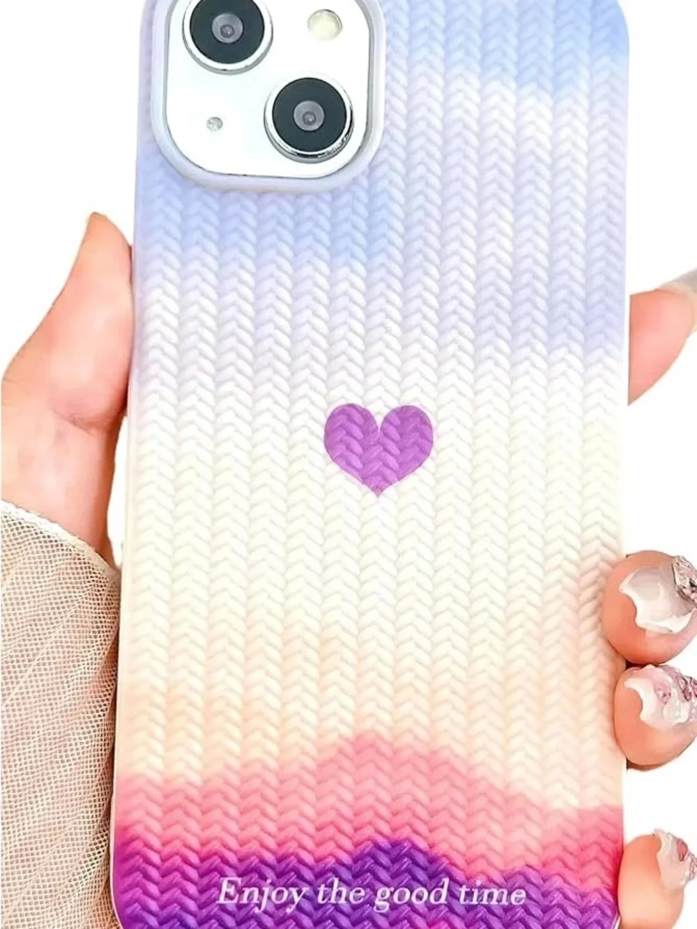 Cute Multicolor iPhone 12 Mini/13 Mini Heart Case NWOT